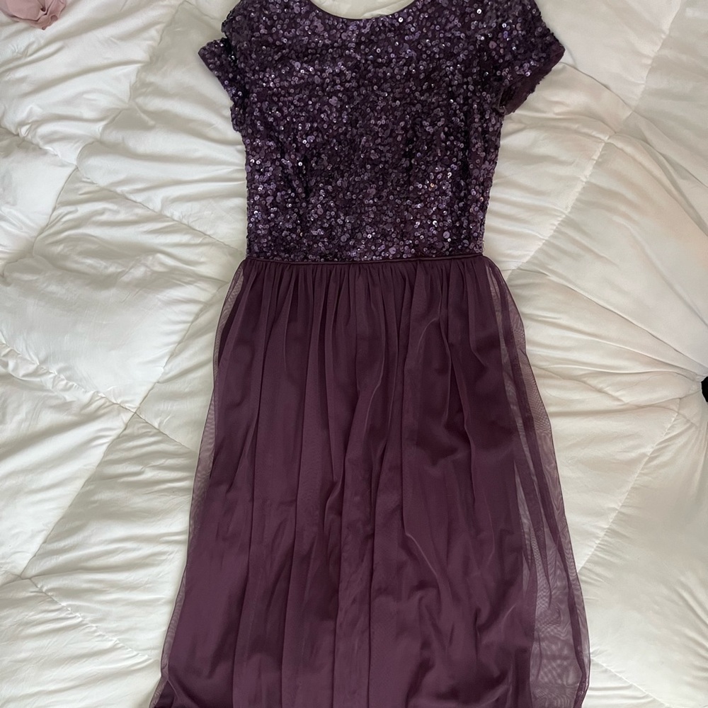 Adrianna Papell Gown (US 2) 64 inches in length (with ~2 more inches folded in)